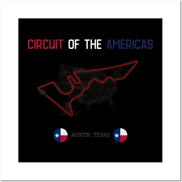 Circuit of the Americas, Austin GP, Texas, formula 1, usa grand prix Wall Art by Pattyld